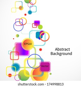Abstract colorful background. Vector EPS 10
