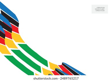 Abstract colorful background. Vector graphics.
