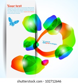Abstract colorful background - vector illustration