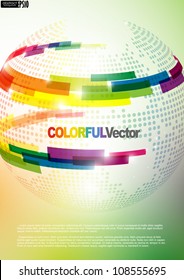 Abstract colorful background. Vector illustration. Eps 10.