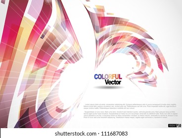 Abstract colorful background. Vector illustration. Eps 10.