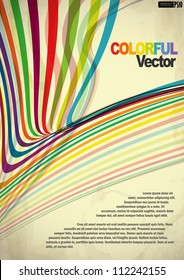 Abstract colorful background. Vector illustration. Eps 10.