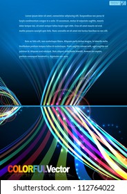 Abstract colorful background. Vector illustration. Eps 10.