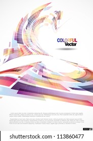 Abstract colorful background. Vector illustration. Eps 10.