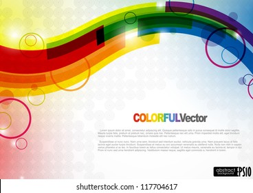 Abstract colorful background. Vector illustration. Eps 10.