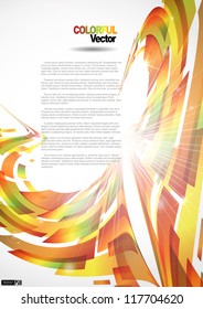 Abstract colorful background. Vector illustration. Eps 10.