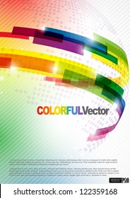 Abstract colorful background. Vector illustration. Eps 10.