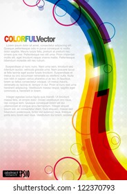 Abstract colorful background. Vector illustration. Eps 10.
