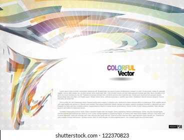 Abstract colorful background. Vector illustration. Eps 10.