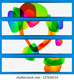 Abstract colorful background - vector illustration