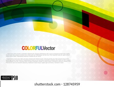 Abstract colorful background. Vector illustration. Eps 10.