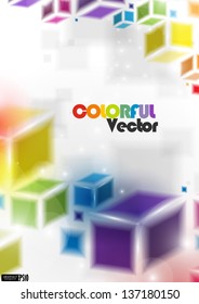 Abstract colorful background. Vector illustration. Eps 10.