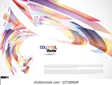 Abstract colorful background. Vector illustration. Eps 10.