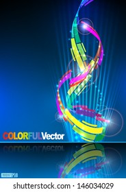Abstract colorful background. Vector illustration. Eps 10.