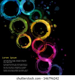 Abstract colorful background,  vector illustration