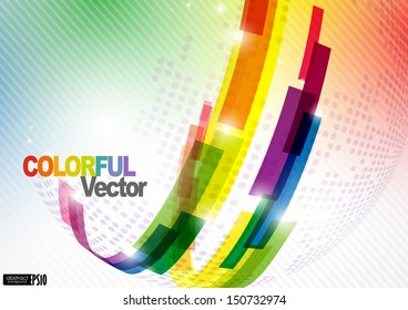 Abstract colorful background. Vector illustration. Eps 10.