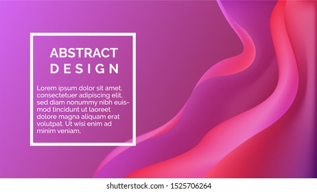 Abstract colorful background, vector illustration, fluid shape and gradient color composition.