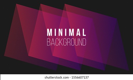 Abstract colorful background. Vector illustration. Colorful amaranth, indigo zig zag lines on eerie black backdrop. Creative concept. Eps10.