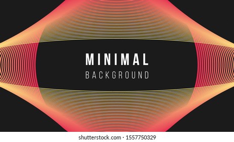 Abstract colorful background. Vector illustration. Colorful circles, ellipses. Colors name: amaranth, yellow, eerie black. Eps10.
