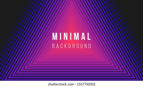Abstract colorful background. Vector illustration. Colorful triangles of lines backdrop. Colors name: radical red, blue, eerie black. Creative concept. Eps10.