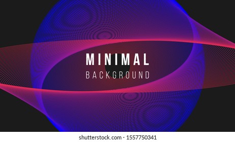 Abstract colorful background. Vector illustration. Colorful circles, ellipses. Colors name: amaranth, blue, eerie black. Creative concept. Eps10.