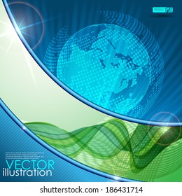 Abstract colorful background. Vector illustration. Eps 10