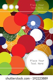 Abstract colorful background. Vector illustration