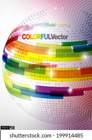 Abstract Colorful Background. Vector Illustration.