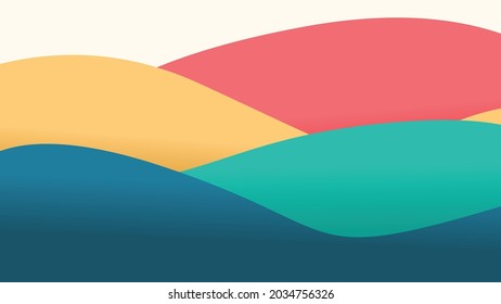 Resumen de ilustración de fondo colorido