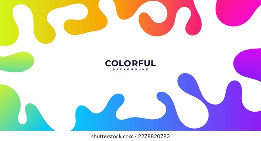 abstract colorful background. vector illustration. illustration of a splash of paint.