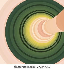 Abstrakter bunter Hintergrund. Vektorgrafik. Kann für Tapeten, Web-Hintergrund, Web-Banner verwendet werden.