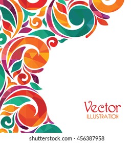 Abstract colorful background. Vector illustration