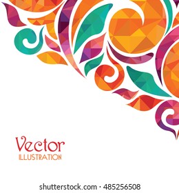 Abstract colorful background. Vector illustration