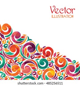 Abstract colorful background. Vector illustration