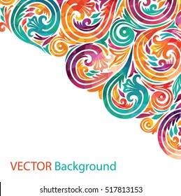Abstract colorful background. Vector illustration