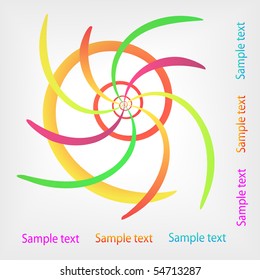 Abstract colorful background. Vector illustration.