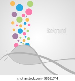 abstract colorful background, vector illustration