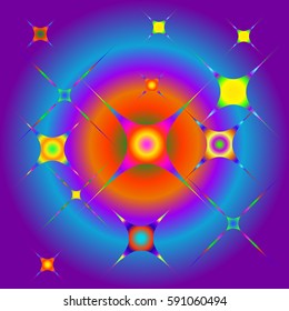 Abstract colorful background, vector illustration