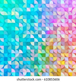 Abstract Colorful Background. Vector Illustration of Geometric Pattern.