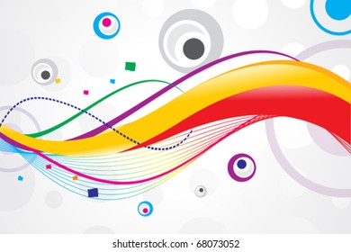 abstract colorful background vector illustration