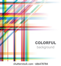 Abstract colorful background, Vector illustration