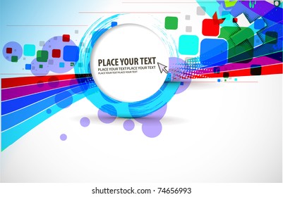 Abstract Colorful Background. Vector illustration