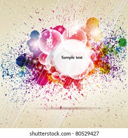 Abstract colorful background. Vector illustration.