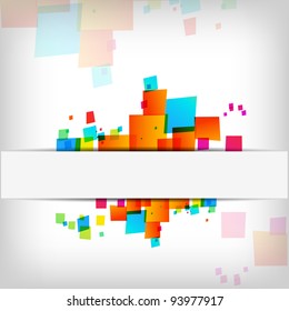 Abstract colorful background - Vector Illustration
