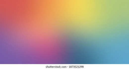 Abstract Colorful Background Vector. Rainbow Gradient. 