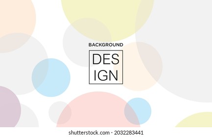 abstract colorful background vector with simple flat colorful ball icon