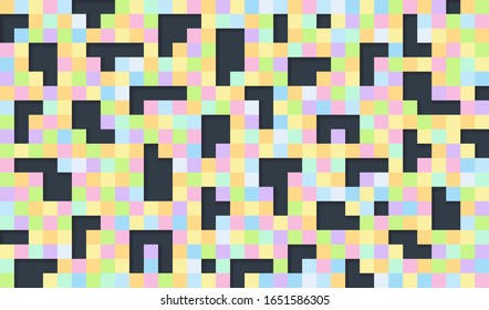 Abstract colorful background vector template. Illustration of abstract texture with squares. 