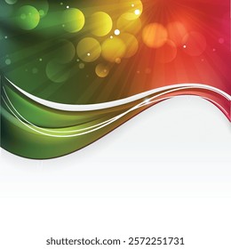 Abstract Colorful Background Vector Template
