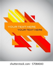 Abstract colorful background - vector template