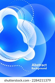 Abstract colorful background with vibes and circles. Composition of dynamic figures. Round shapes and circular design for wallpapers, banners, backgrounds or landing. Vector illustration.